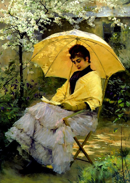 spoutziki-art:
“ Albert Edelfelt - Woman and Parasol, 1886
”