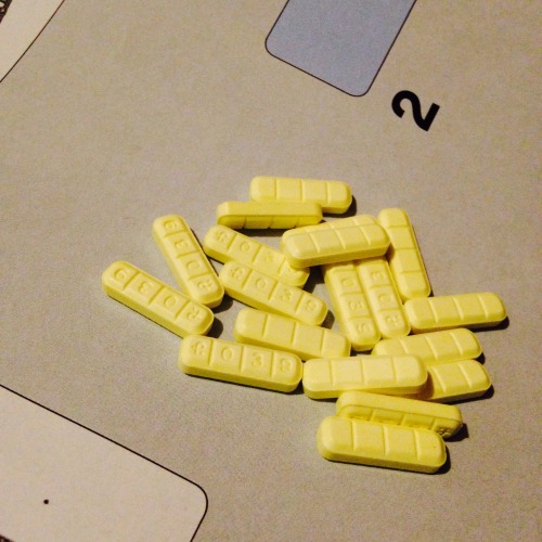 How much is street value of Xanax yellow bars? 