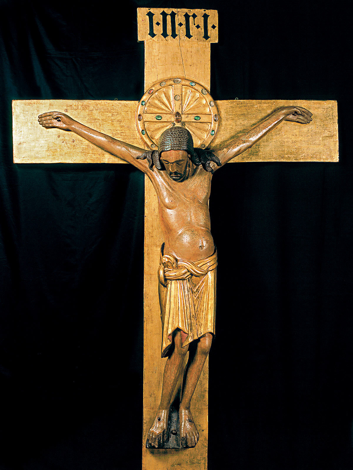 kutxx:
“1.
Gero Crucifixion (Romanesque period)
c. 975, wood painted and partially gilded, Cologne Cathedral, Cologne
”