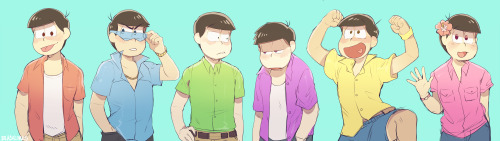 fan art doodle doodles osomatsu Ichimatsu osomatsu san Todomatsu Karamatsu Choromatsu mr osomatsu Jyushimatsu