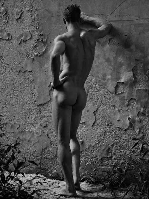 fagggotries: “ André Ziehe in Portraits Nudes Flowers by Mariano Vivanco ”