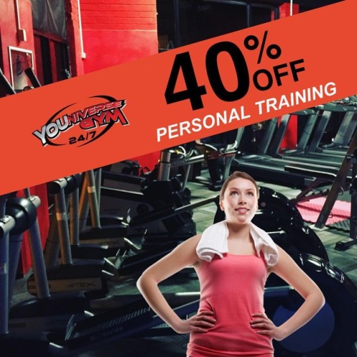 <p>40% OFF Personal Training with this 3 Day only sale, get down to Universe gym and let us match you up with the best Personal trainer for you, But hurry 3 days only MASSIVE SAVINGS!!!!! ๐ #YOUniversegym #caloundra #kingsbeach #moffatbeach #shelleysbeach #dickeybeach #goldenbeach #aura #pelicanwaters #gym #Universegymcaloundra #gymcaloundra #fitness #24/7 #healthyfood #Hiit #bodybuilder #cardio #functionaltraining #grouptraining (at Caloundra, Queensland)<br/>
<a href="https://www.instagram.com/p/Bs2t_IihtAe/?utm_source=ig_tumblr_share&igshid=7bjwlfjzur2i">https://www.instagram.com/p/Bs2t_IihtAe/?utm_source=ig_tumblr_share&igshid=7bjwlfjzur2i</a></p>