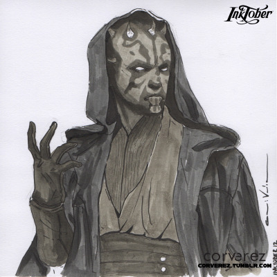 corverez:“ Inktober 12 - Darth Maul”