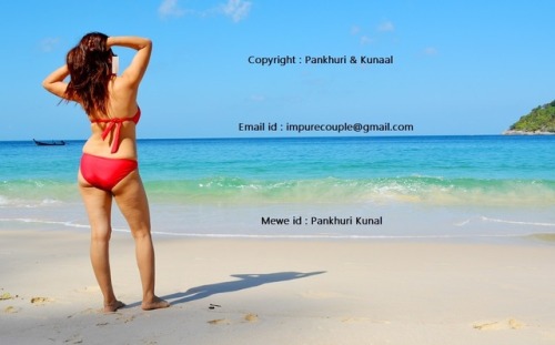 Pankhuri kunaal having beach