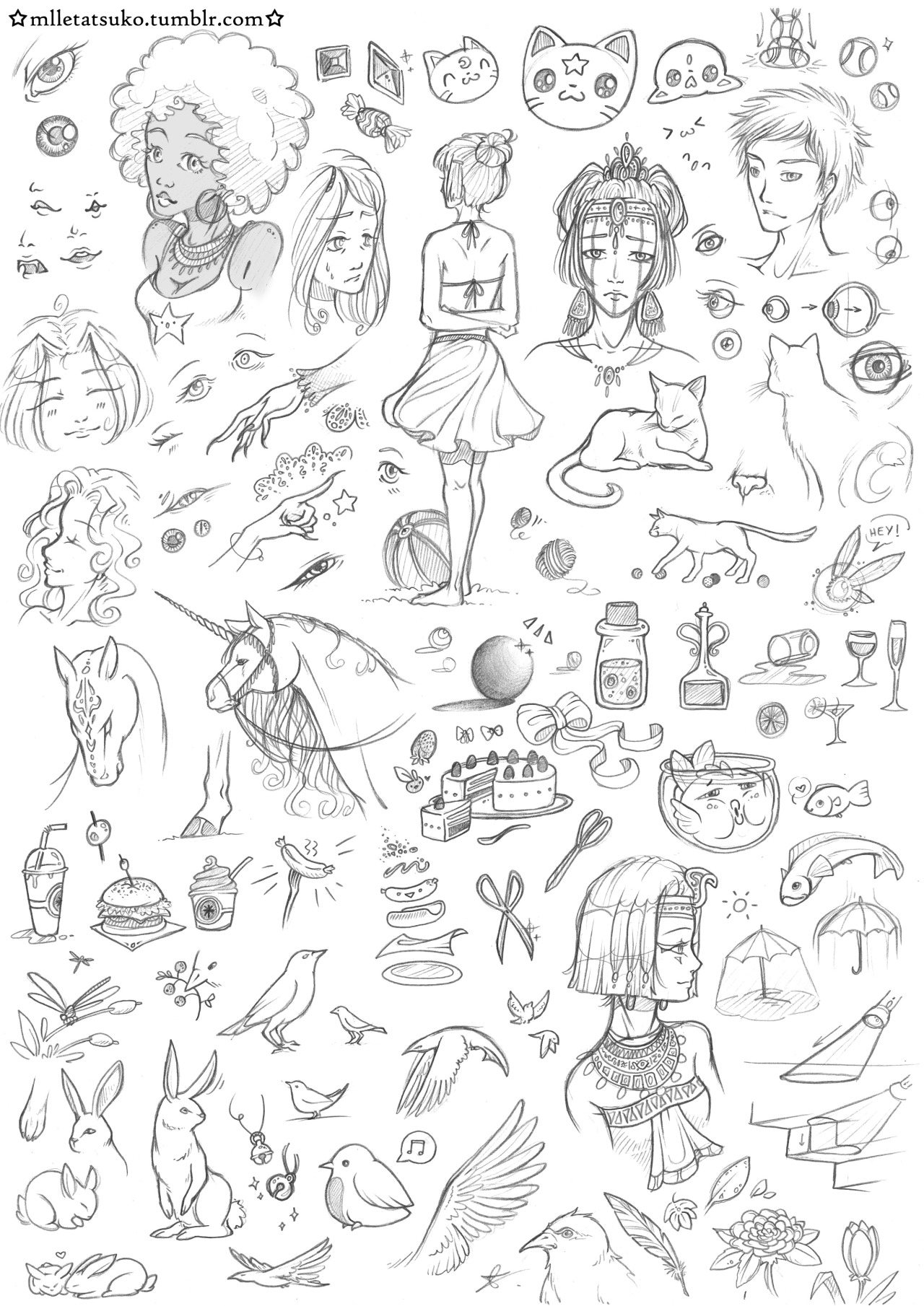 Lot of random sketches xD
