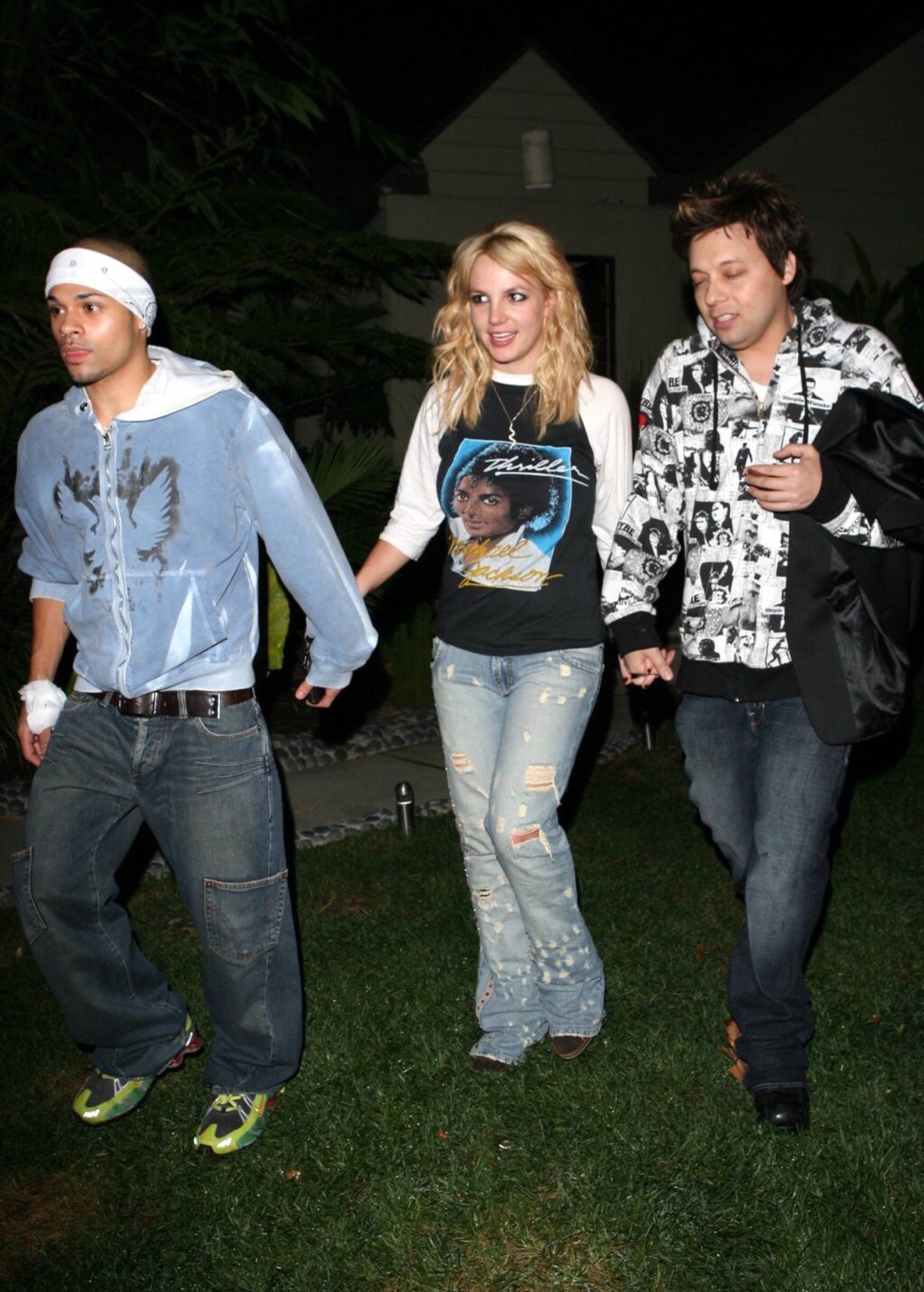 Britney Spears leaves a house party in North Hollywood, December 2006