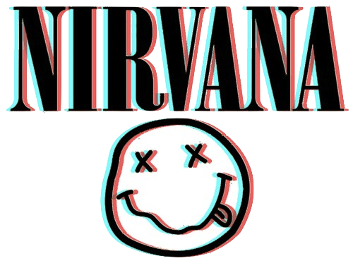 nirvana logo white Gallery