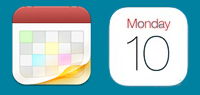 Comparing Apple Calendat and Fantastical icons