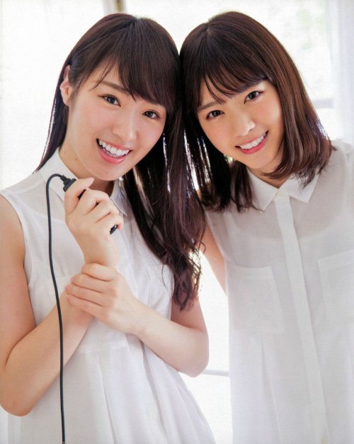 Nishino Nanase and Takayama Kazumi Nogizaka46 on BOMB Magazine