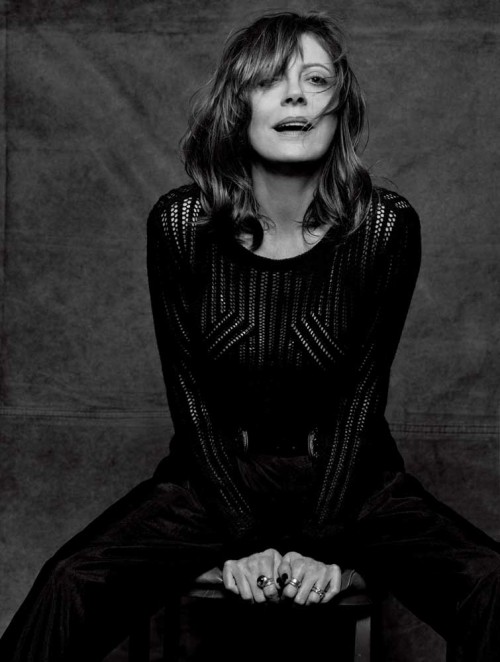 Susan Sarandon, photographed by Craig McDean for INTERVIEW, April 2016.