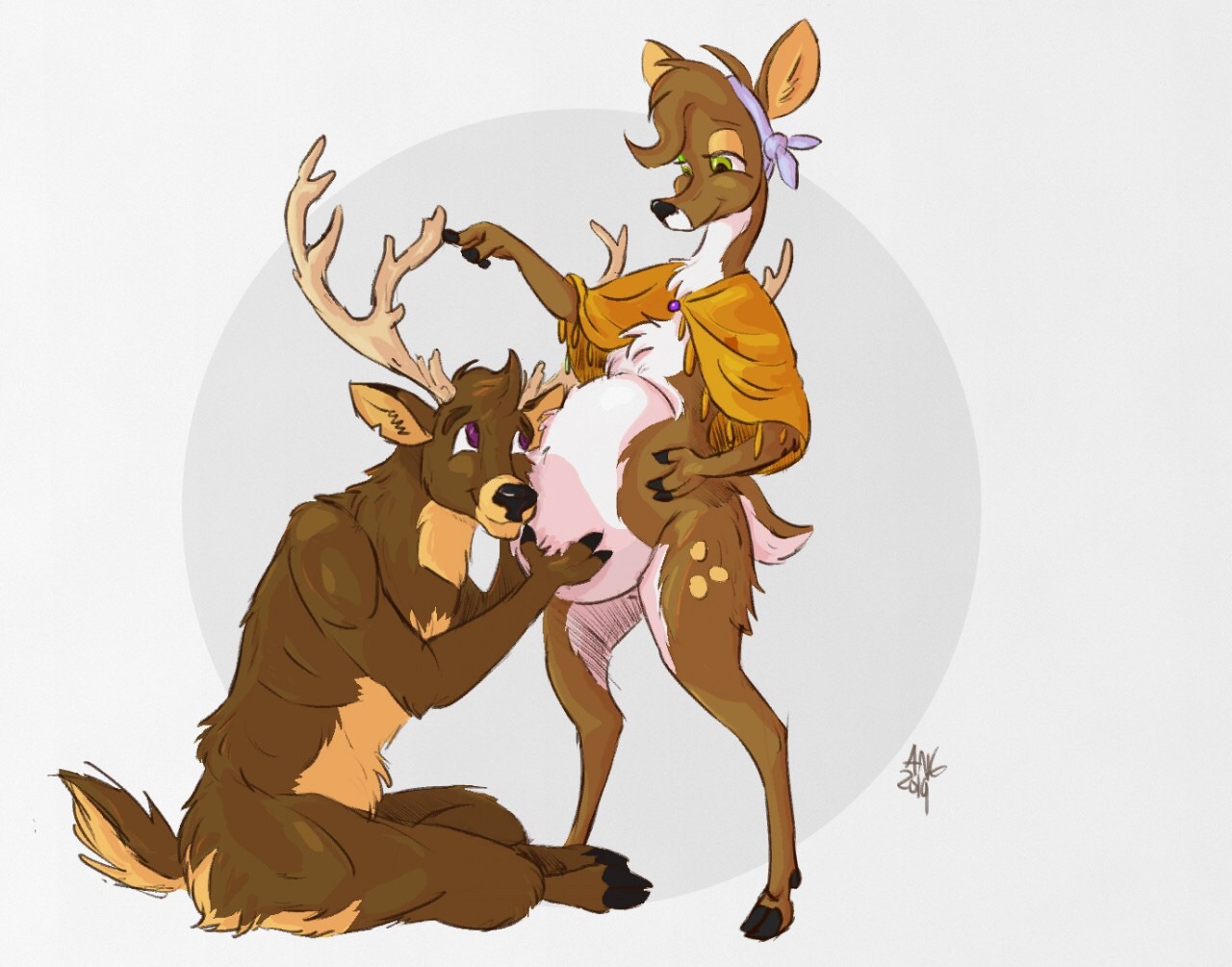 Cute deer reads christmas story free porn xxx pic