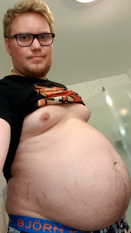 Fat guy belly