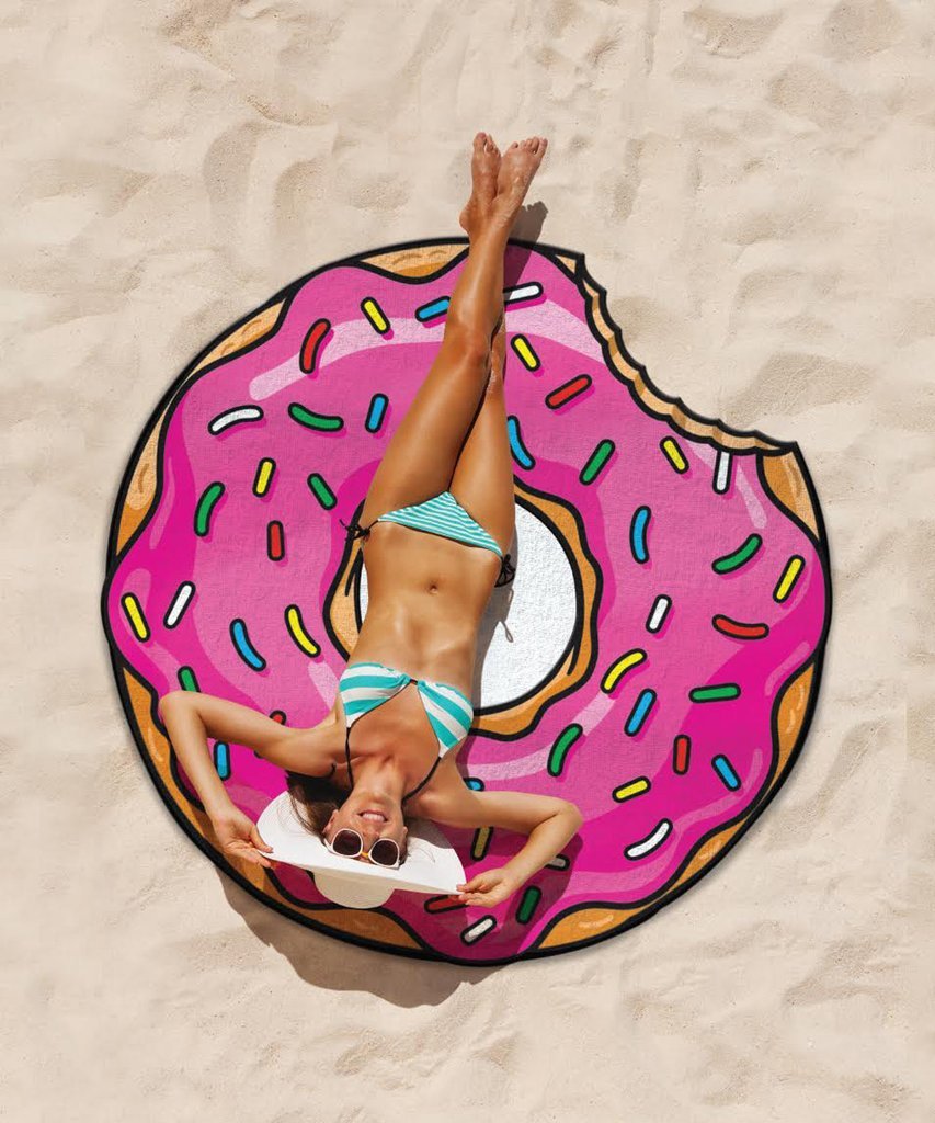 Pizza, Burger or Donut Beach Towels