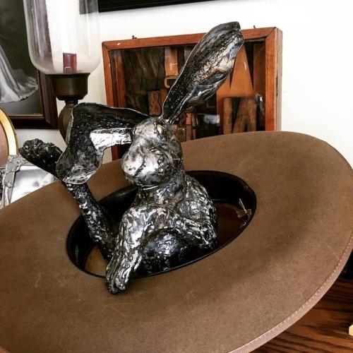 <p>As a full-time artist, at times you feel like you’re trying to pull that elusive “rabbit out of the hat” to make a living. Today I’ve done just that….my work here is done😜 <br/>
.<br/>
.<br/>
.<br/>
#nature #welding #welder #richbaker #sculptor #contemporaryart #sculpture #fineart #creative #artgallery #instaart #arte #artistsofinsteagram #contemporary #concept #artcollector #metal #contemporaryartist #artistlife #wilderness #artist #wildlifeartist #art #metalart #hare #rabbit <br/>
<a href="https://www.instagram.com/p/Bt6cnUqAoyo/?utm_source=ig_tumblr_share&igshid=1fr3szauunusk">https://www.instagram.com/p/Bt6cnUqAoyo/?utm_source=ig_tumblr_share&igshid=1fr3szauunusk</a></p>