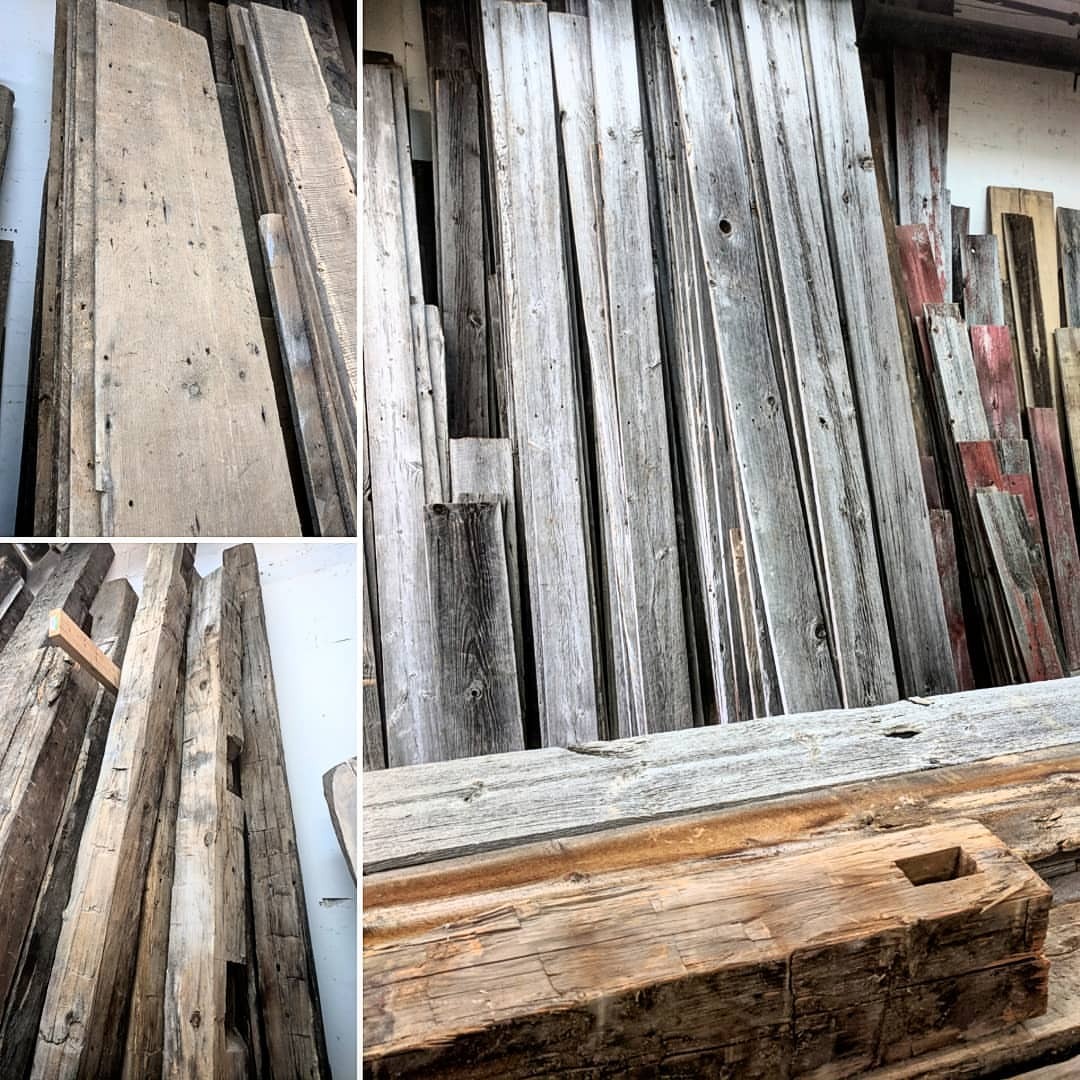 <p>Massive farm fresh delivery at the Toronto shop today - tons of premium reclaimed grey barn board, hand hewn barn beams and nice rustic brown granary board.</p>
<p>All Barnboardstore locations are fully stocked with the best selection of reclaimed wood and live edge slabs our there - check us out in Hamilton, Durham Region and Toronto.</p>