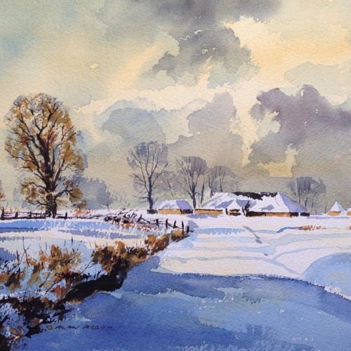 me page tumblr themes about Blog #watercolour Alan Reed's demo of Painting Finished