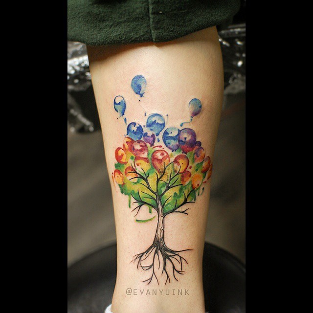 watercolour balloon tree based off the book the watercolour balloon tree based off the book the