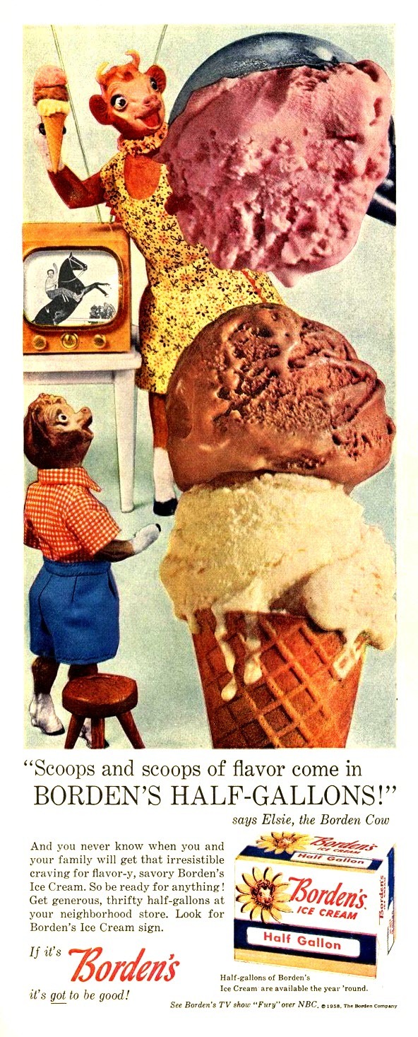 Borden's Ice Cream - 1958