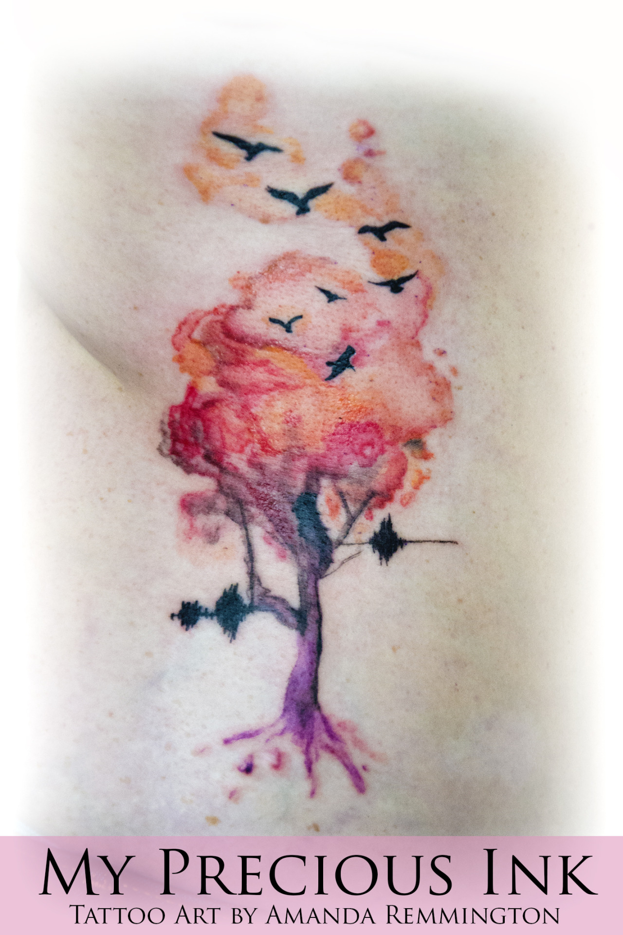 my precious ink watercolor tree tattoo my precious ink my precious ink watercolor tree tattoo my precious ink
