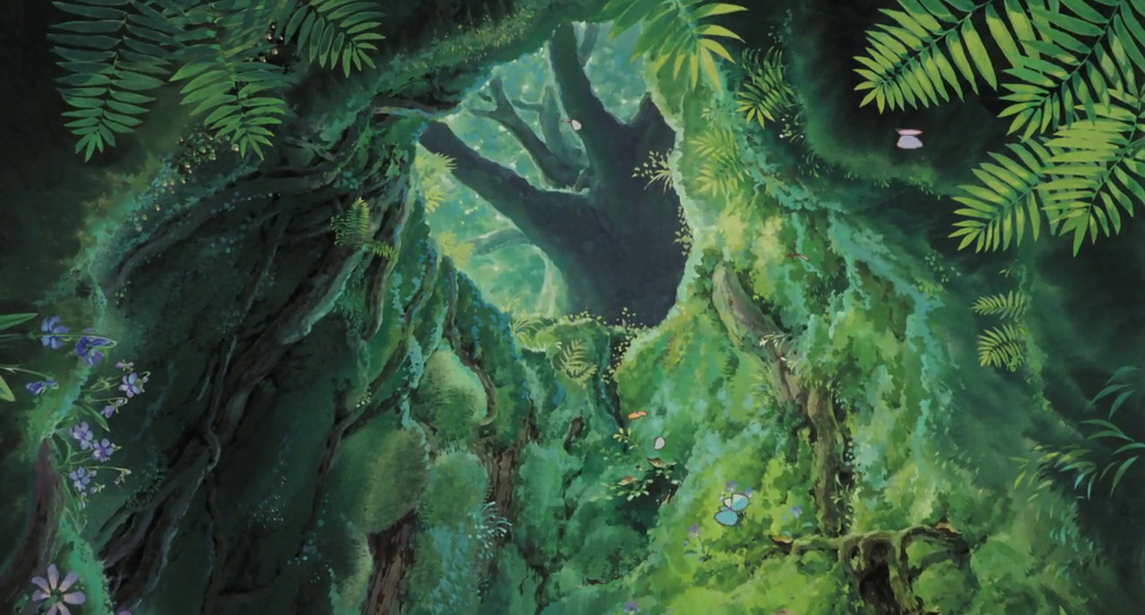 The sensation called animation — Ghibli Scenery Appreciation Princess