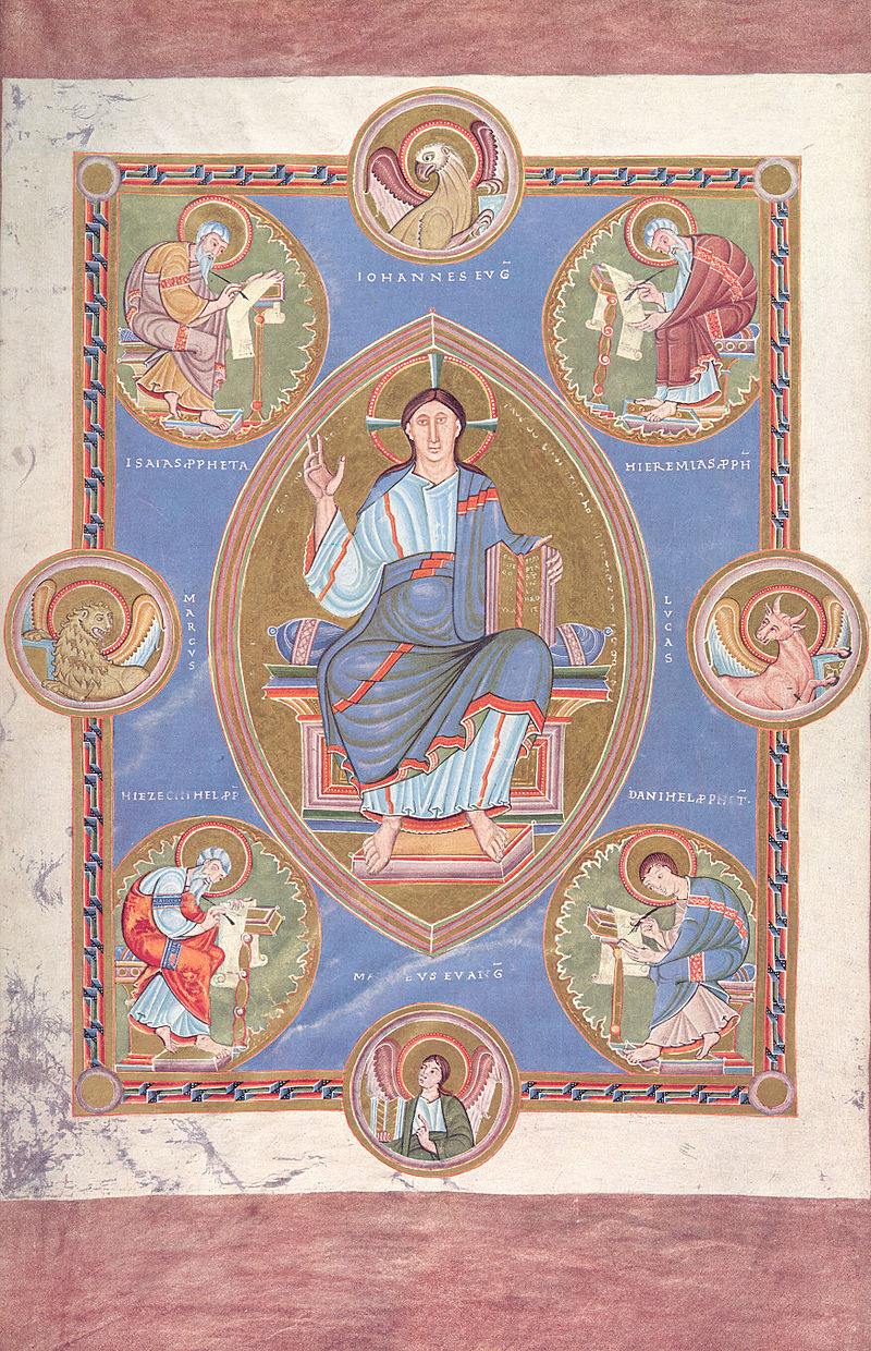 kutxx:
“2.
Codex Aureus of Echternach (Romanesque period, Echternach school)
c. 1030, miniature, Germanisches Nationalmuseum, Nuremberg
”