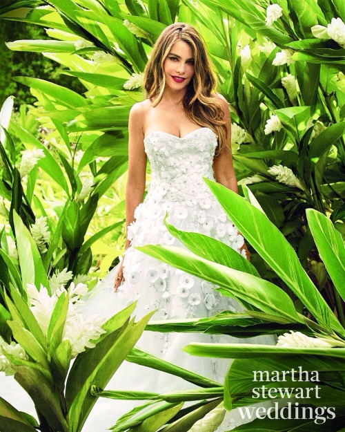 Sofía Vergara by “Martha Stewart Weddings”