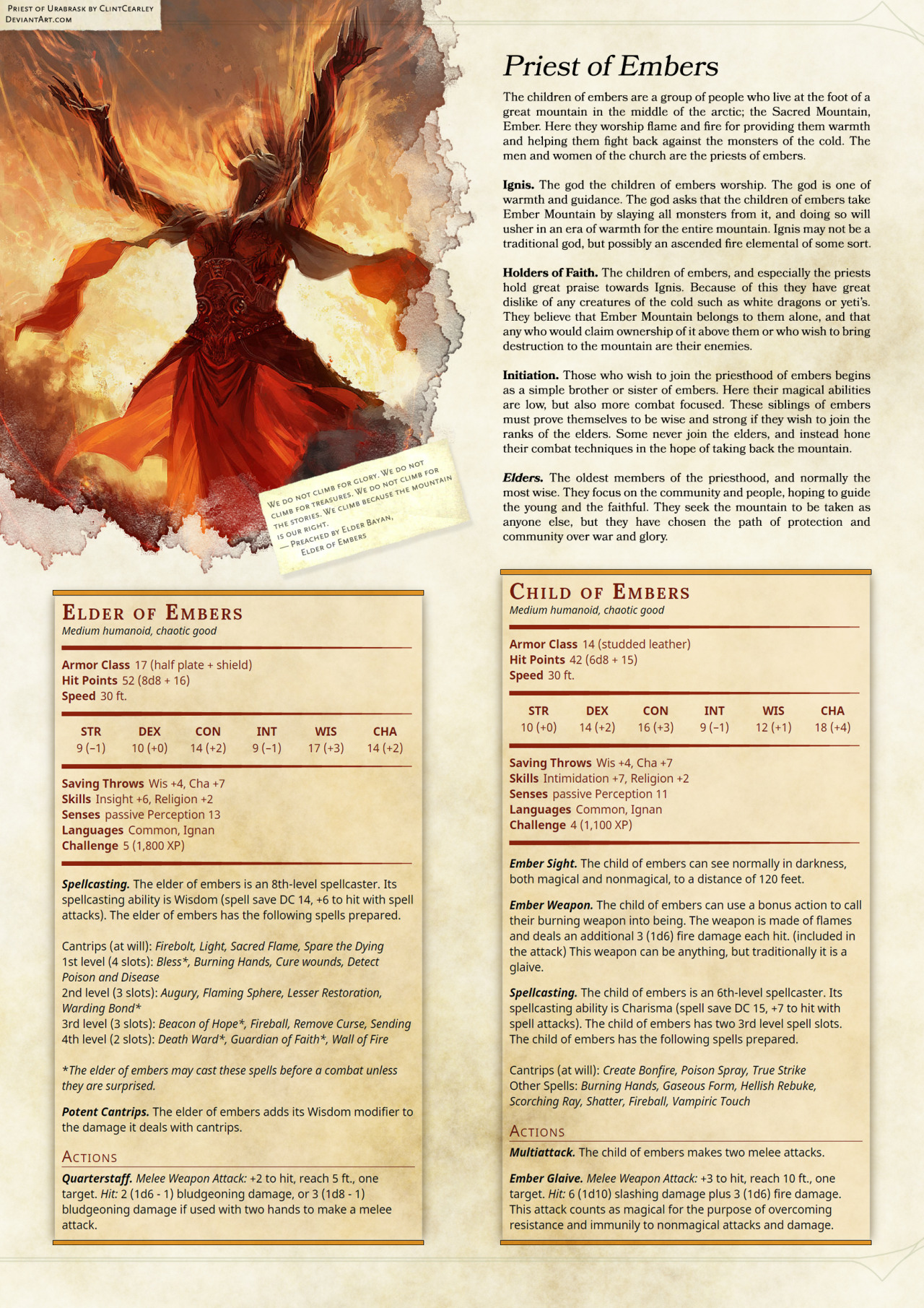DnD 5e Homebrew — Arctic Monster Expansion...