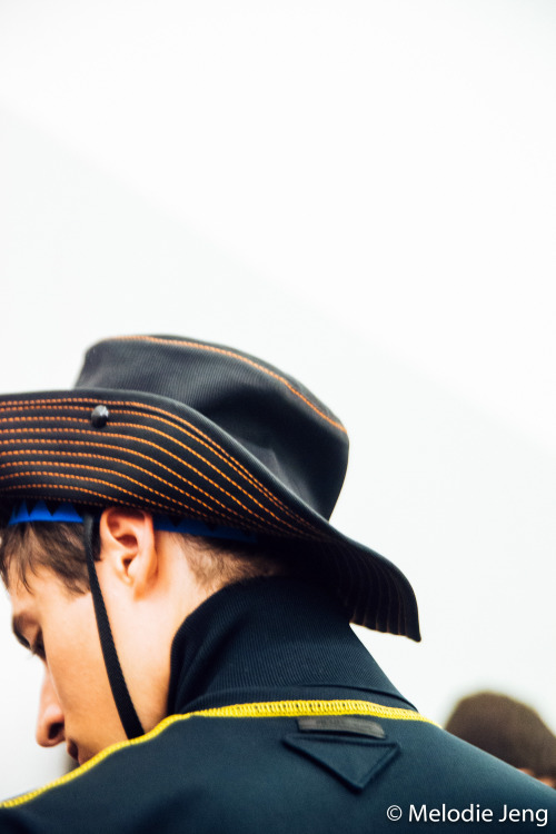 Backstage at Prada SS17 Menswear & Womens 2017 Resort by Me...