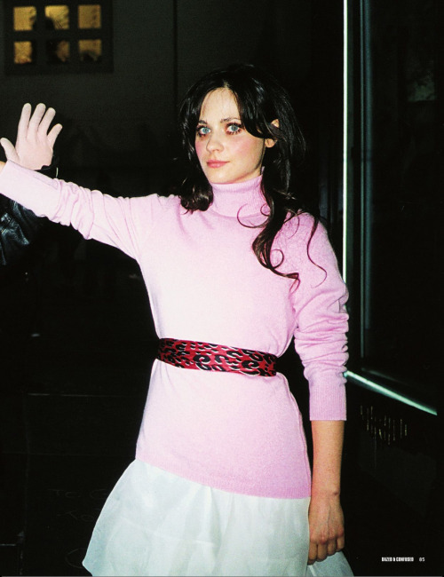Dazed & Confused December 2006: Zooey Deschanel by Terry Richardson