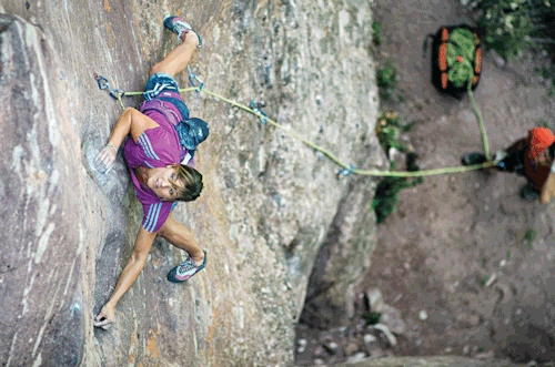 www.boulderingonline.pl Rock climbing and bouldering pictures and news marcommarco: Colette McInerney (5.11b), Colorado