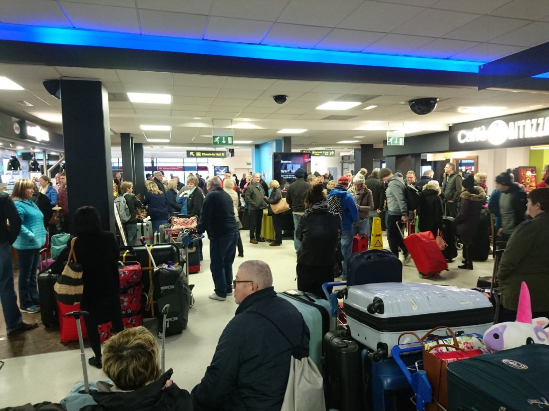 Departures or just loiterers?