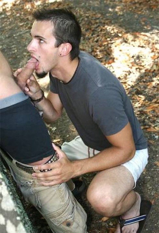 Gay Hangetitten Outdoor Oral