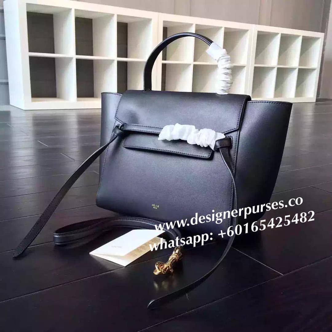 DesignerPurses.co \u2014 Celine belt bag??black??Smooth calfskin...  