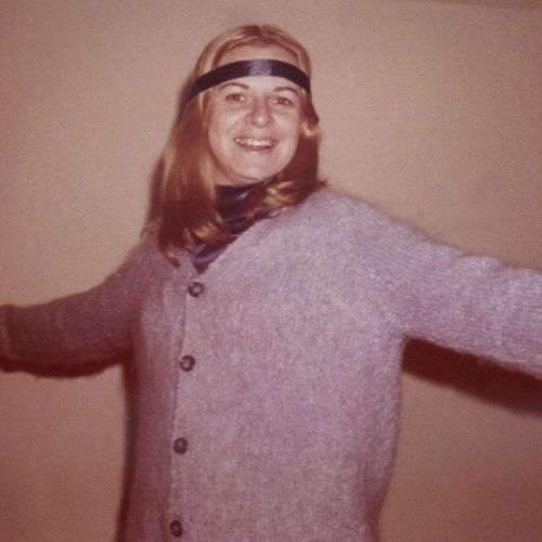 Mommy c1971. Always the party girl and anti-establishment...