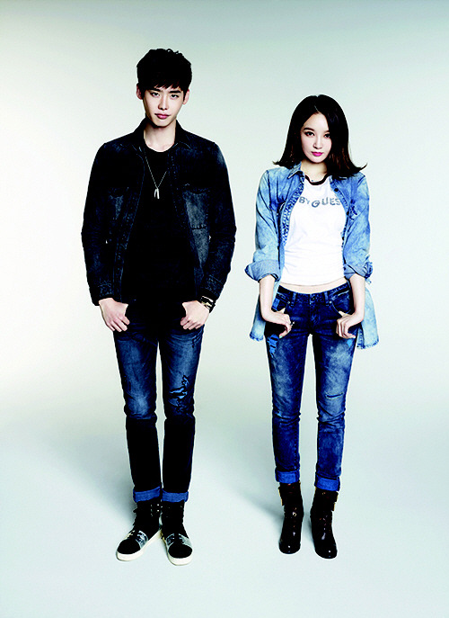 Kang Min Kyung 강민경, Lee Jong-Suk 이종석 G by Guess F/W 2014 Pics 02