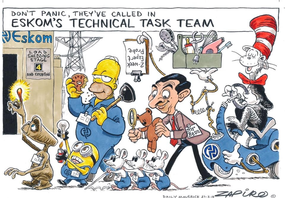 <p>Eskom’s Technical Task Team<br/></p>