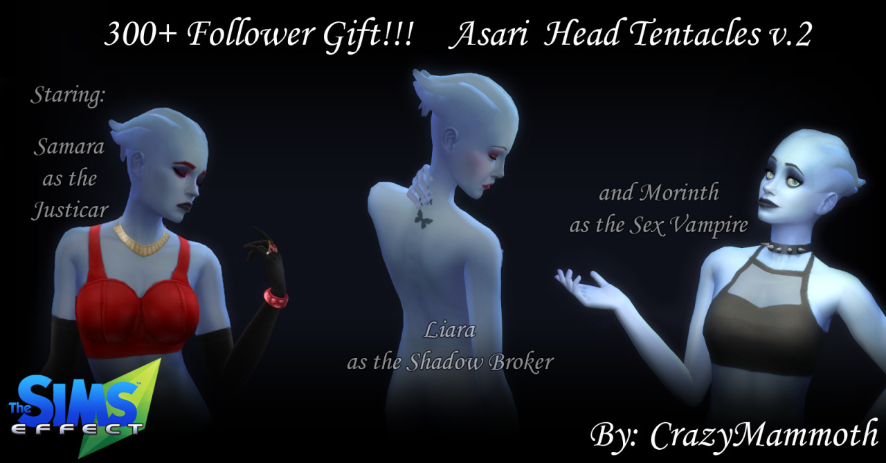 Mass Effect Cc Now With Asari The Sims Forums