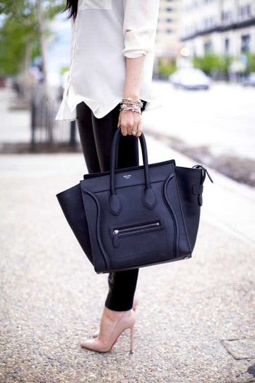buy celine online bags - celine mini luggage in black