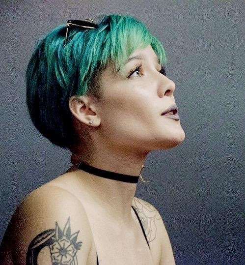 hauntingashley: Pixie Cut Halsey - i should probably keep my pretty