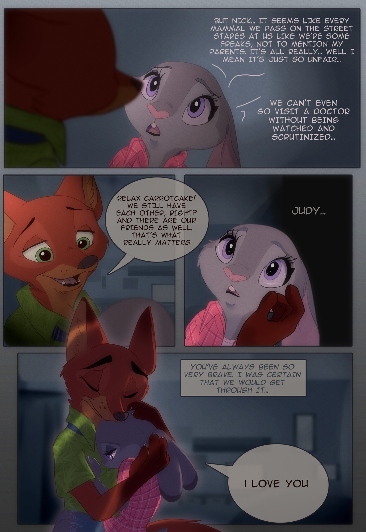 judy hopps and nick wilde comic