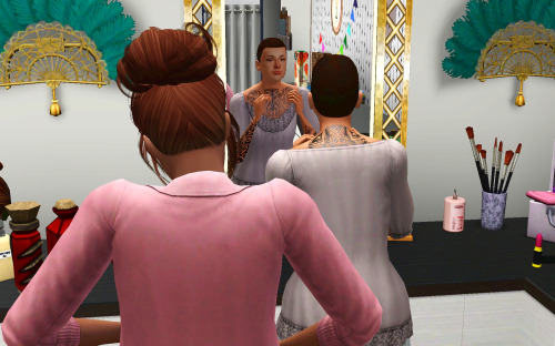 At the cosmetics counter, Benita helped her sister in law with the crazy clusterfuck that is make up. Though this detail had not been part of the plan, it interested Karisme so they got into it a little earlier than she’d expected to try to explain...