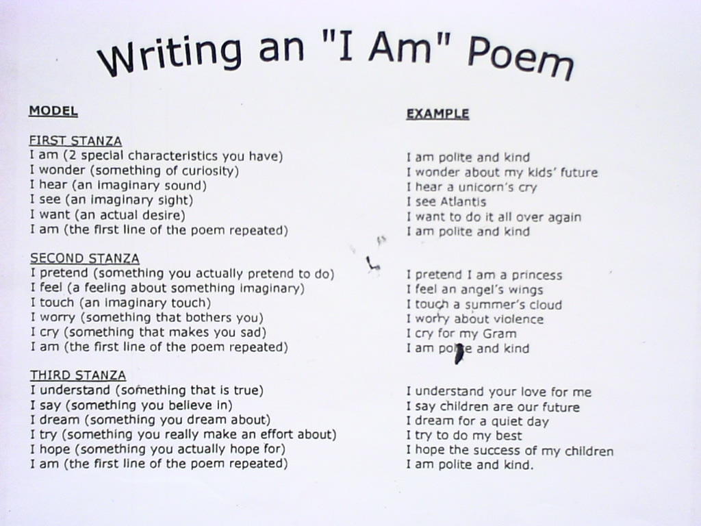 Who am i creative writing essay