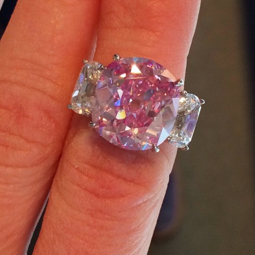 Pink diamond ring huguette clark