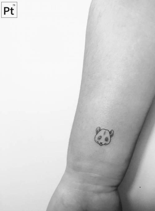 Tattoo Tagged With Small Bear Bicep Micro Black Animal Tiny