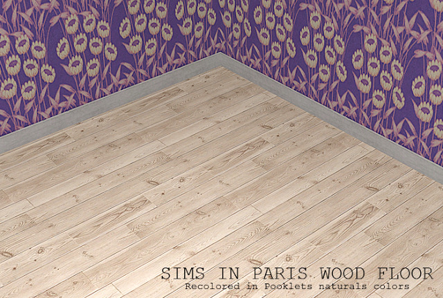 Sims in Paris Wood floor recolorsCredit:   Sims In Paris for the original floor Pooklet for the color actions.Download