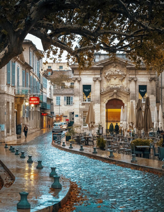 Streets of Avignon, France