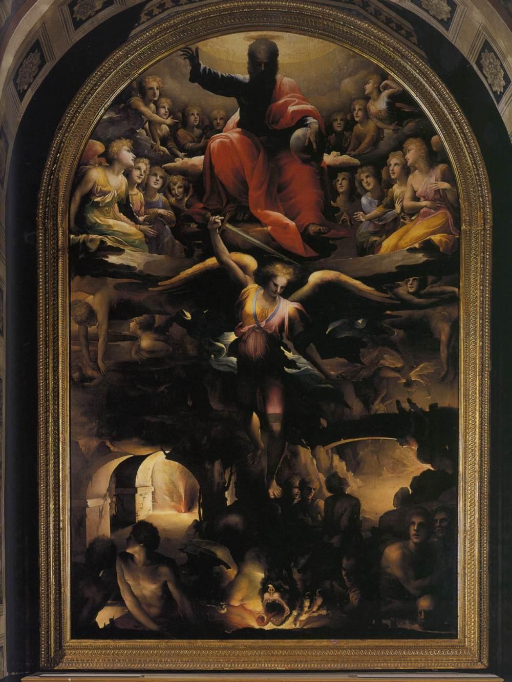 The Fall of the Rebel Angels ~ by Domenico Beccafumi