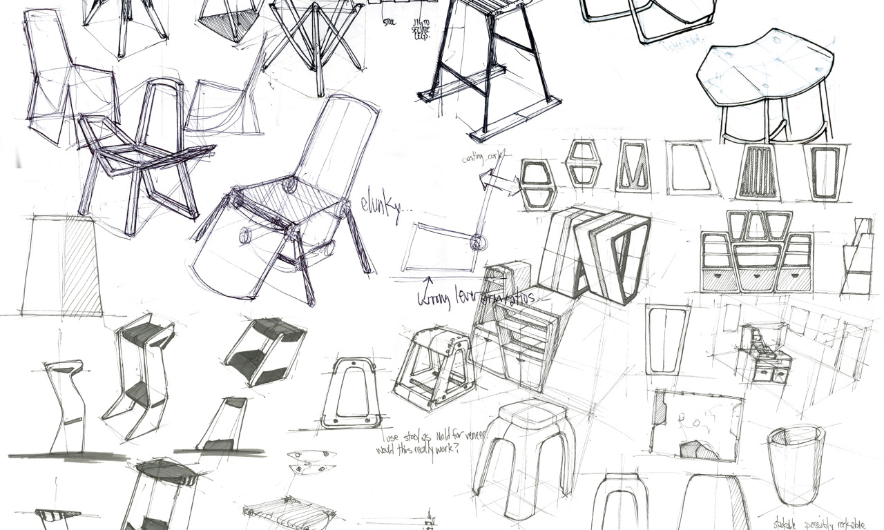 Furniture Design Sketch