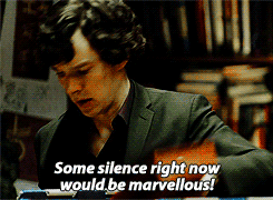 SH Tags: sherlock/shut up/some silence right now would be marvellous/shh/102
Looking for a particular Sherlock reaction gif? This blog organizes them so you don’t have to deduce them out.