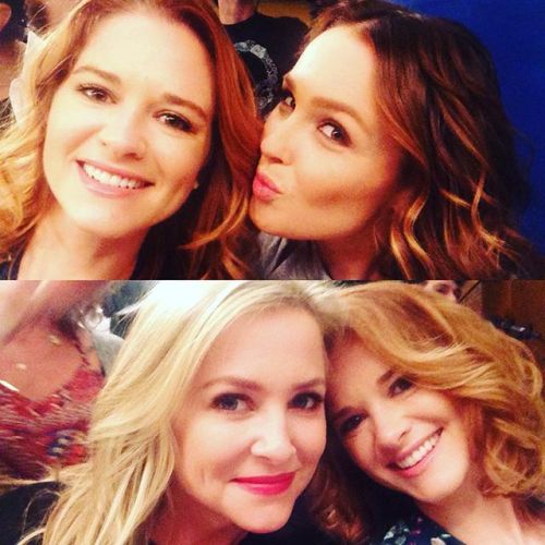 Sarah Drew and jessica capshaw Sarah Drew and jessica capshaw